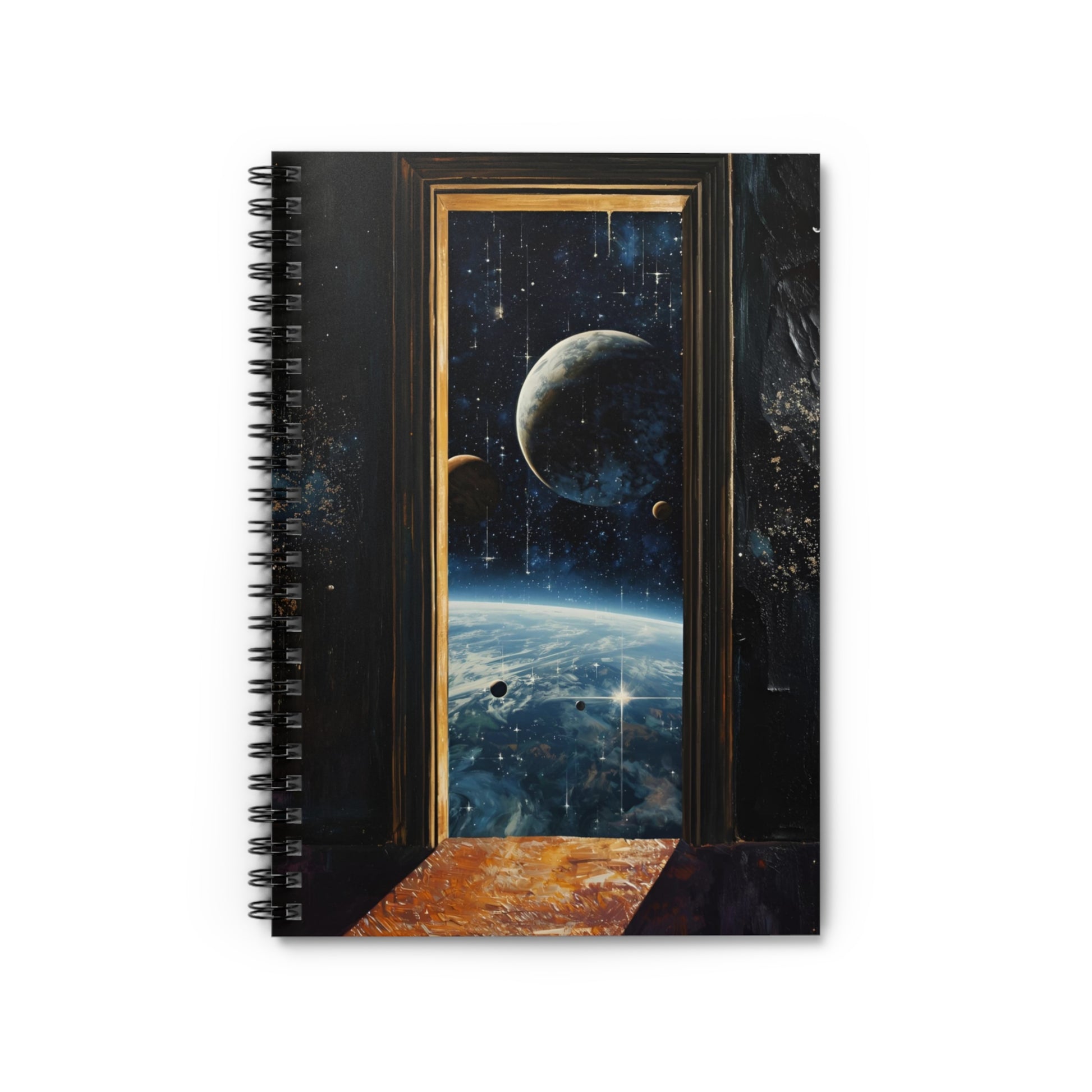 Portal to Space Spiral Notebook Front Cover