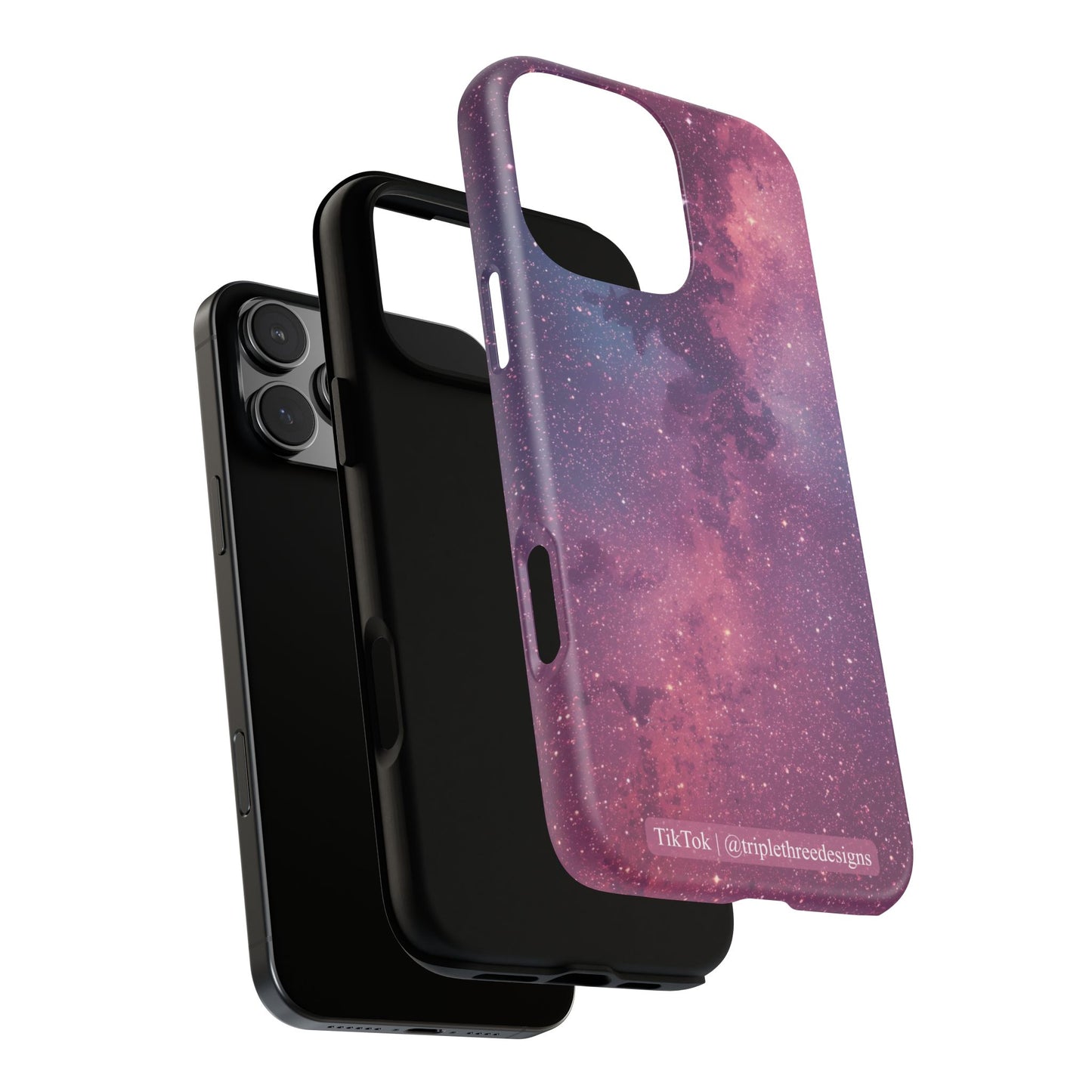 Pink Galaxy Nebula Phone Case