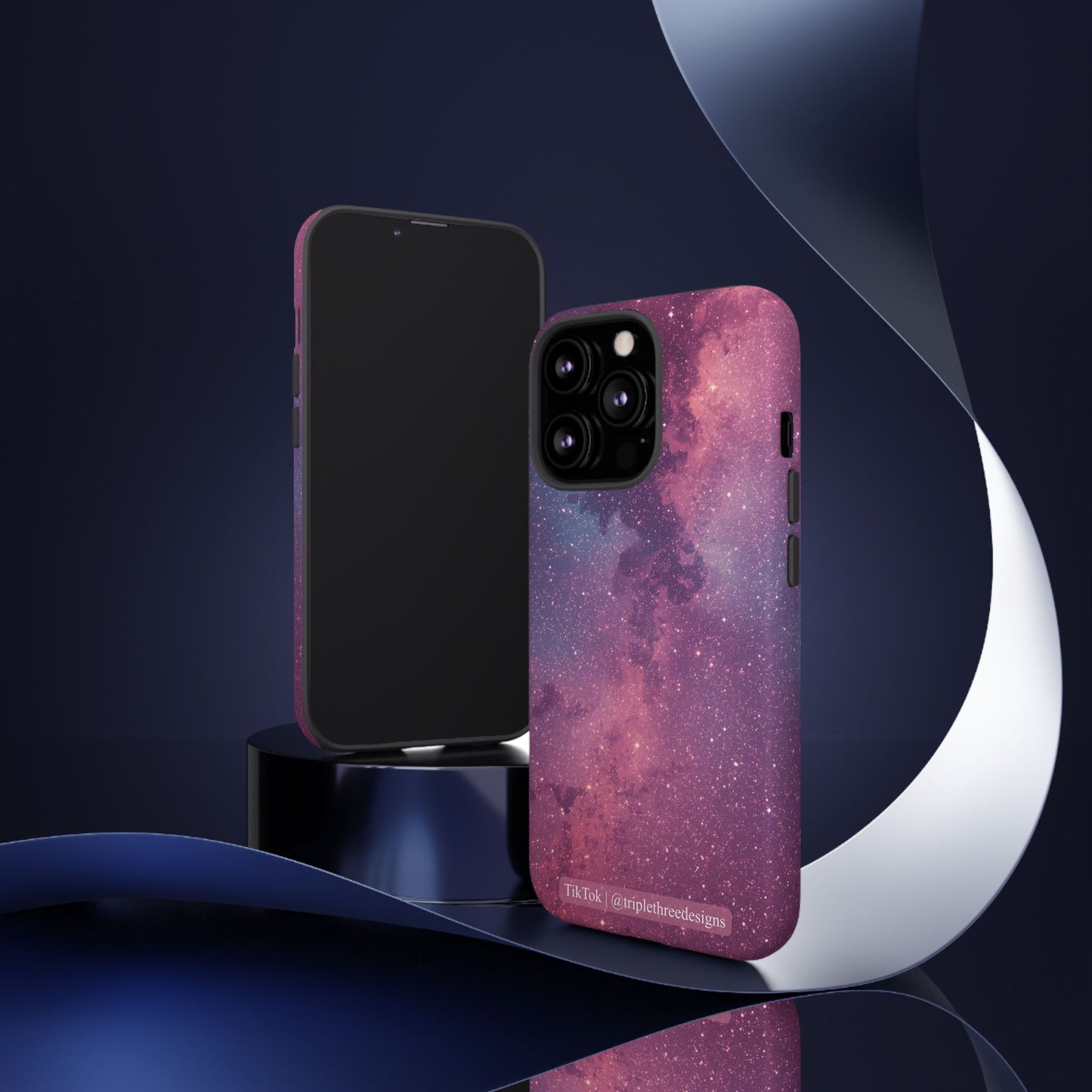 Pink Galaxy Nebula Phone Case
