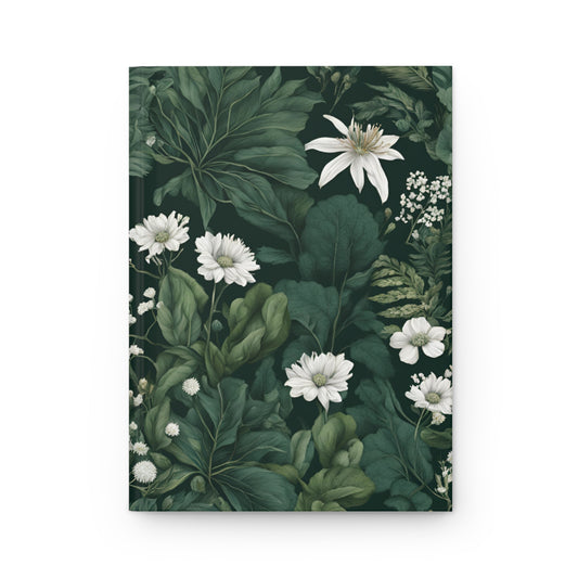 Botanical Wildflower Pattern 3 Notebook | Hardcover