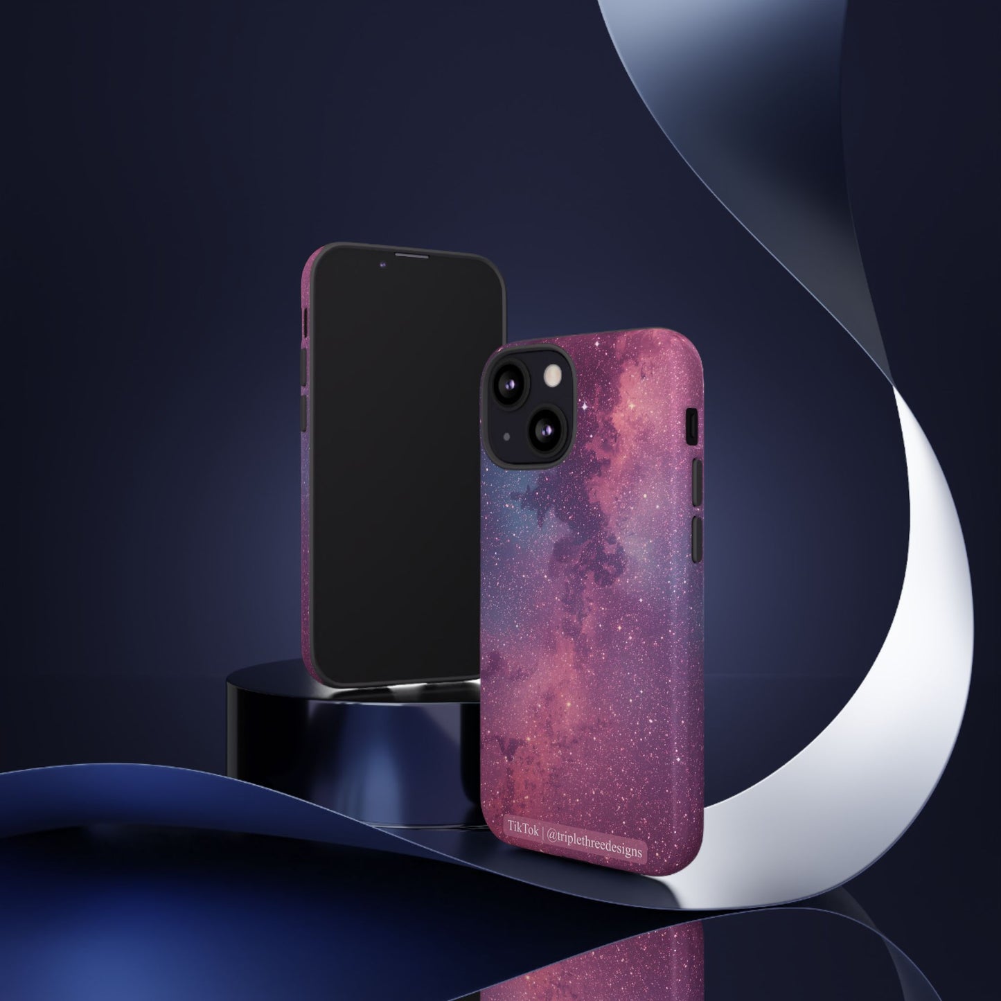 Pink Galaxy Nebula Phone Case