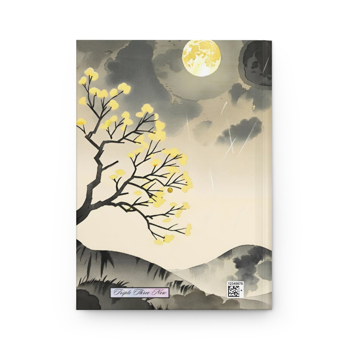 Moonlit Ink Landscape Notebook | Hardcover