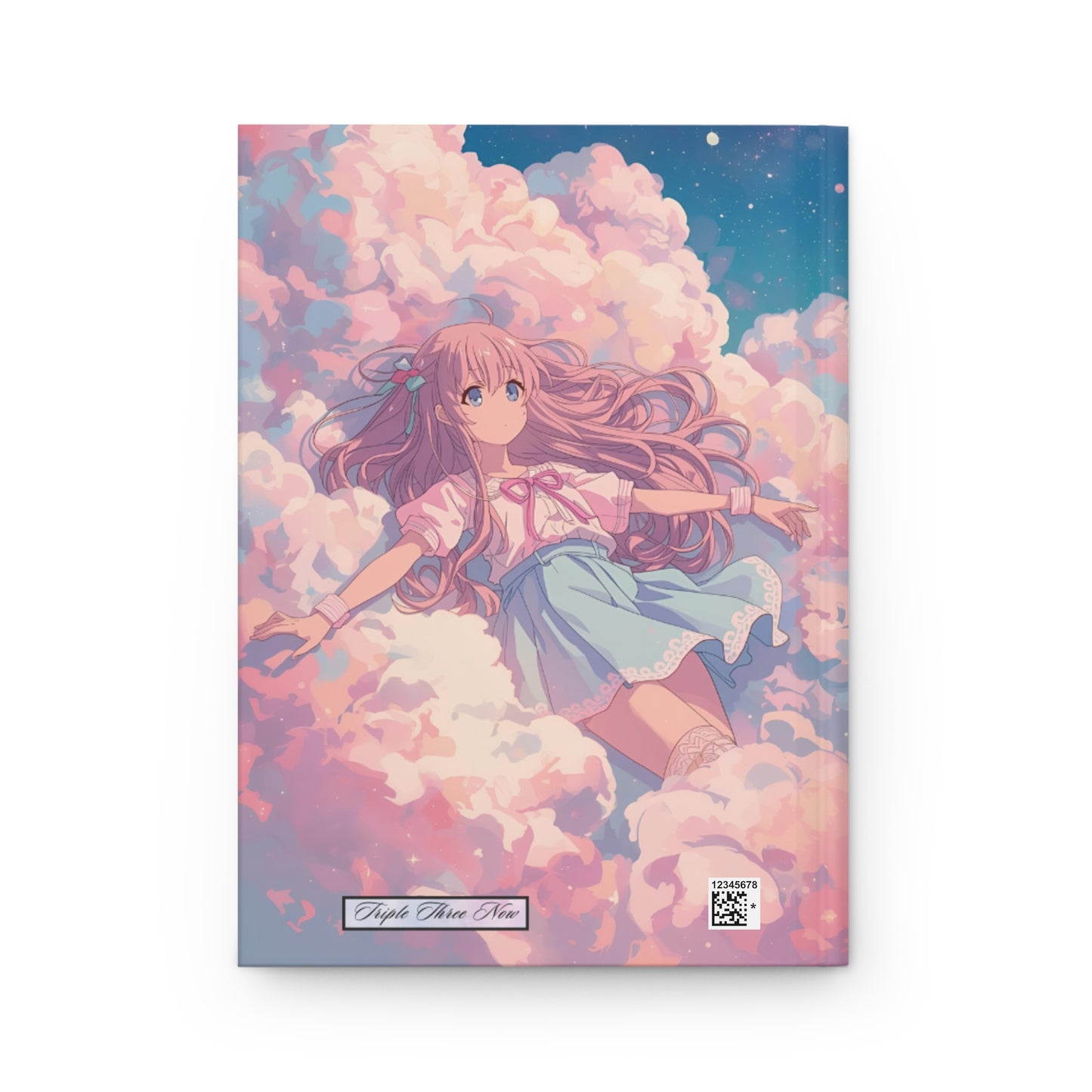 Dreamy Pastel Cloud Girl Notebook | Hardcover