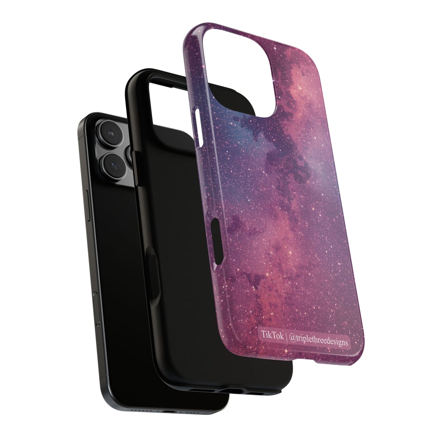 Pink Galaxy Nebula Phone Case