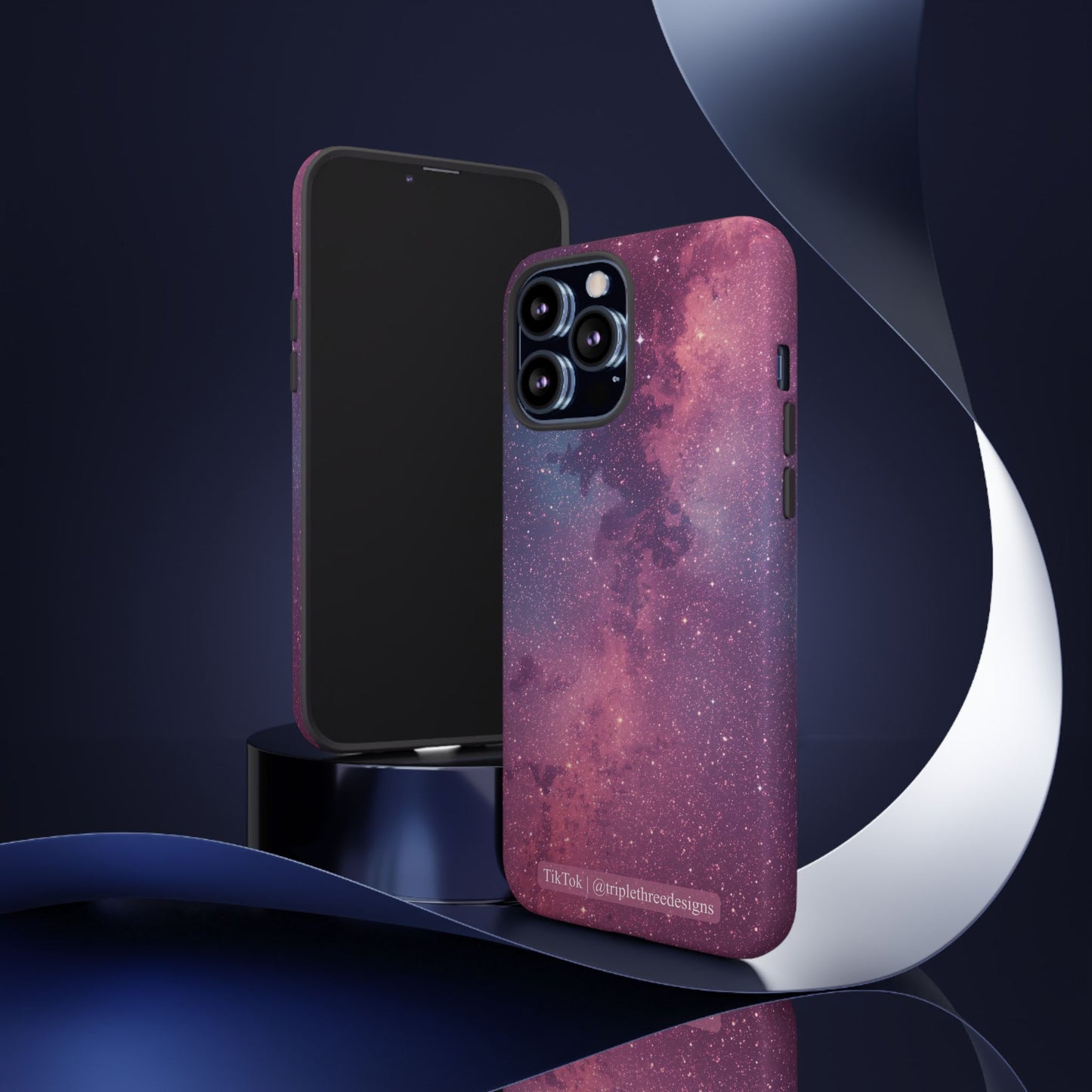 Pink Galaxy Nebula Phone Case