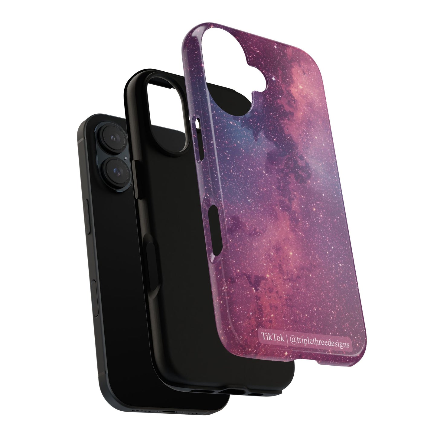 Pink Galaxy Nebula Phone Case