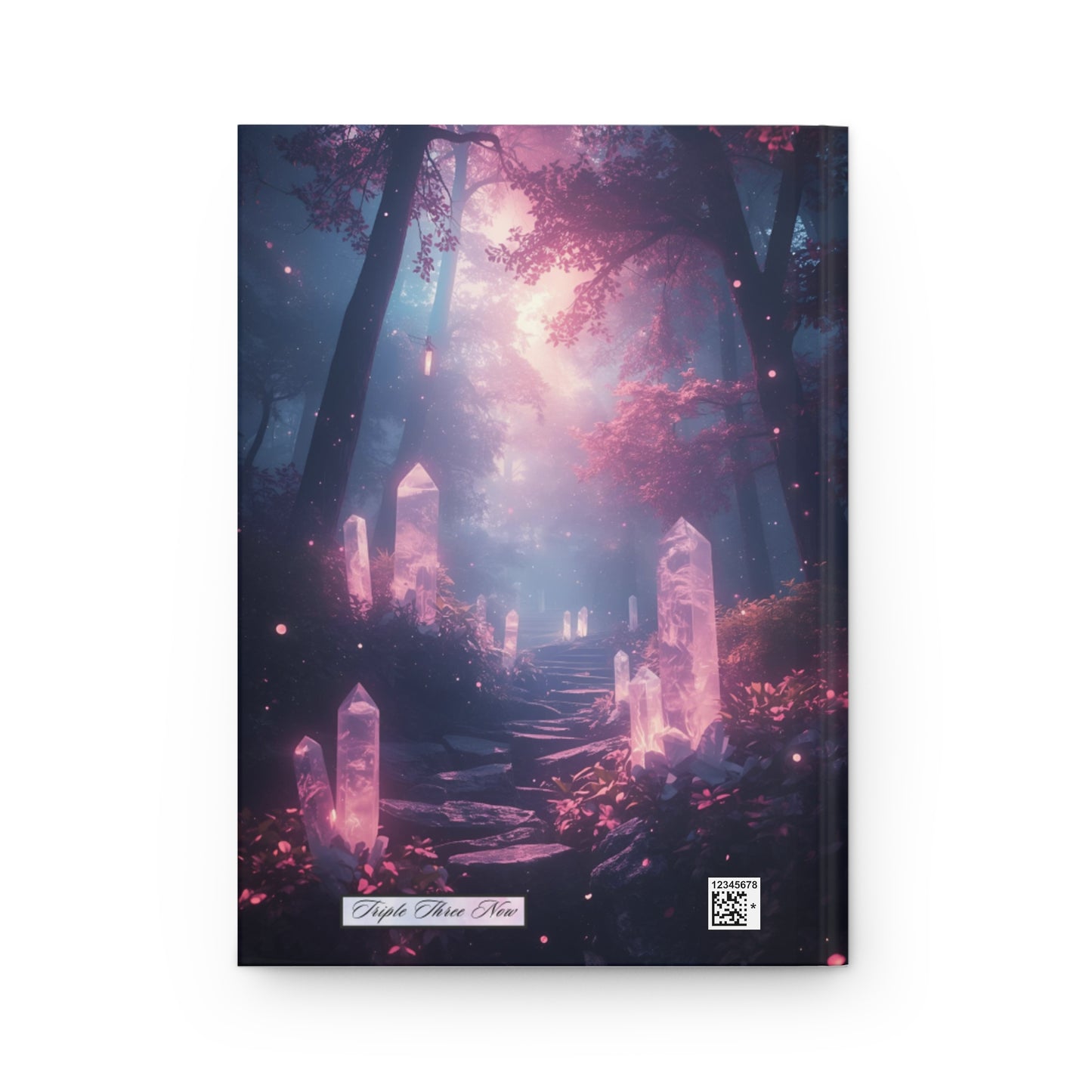 Enchanted Pink Crystal Forest Notebook | Hardcover