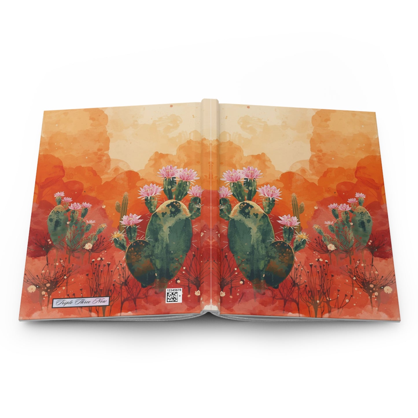 Desert Cactus Bloom Notebook | Hardcover