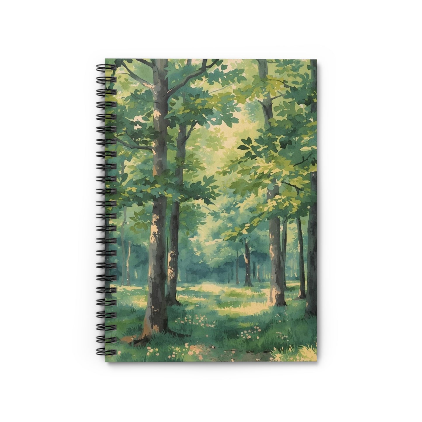 Woodland Forest Path Notebook | Spiral