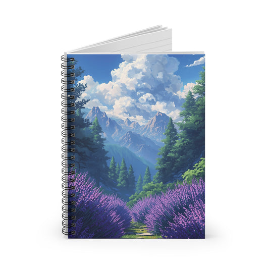 Lavender Mountain Notebook | Spiral
