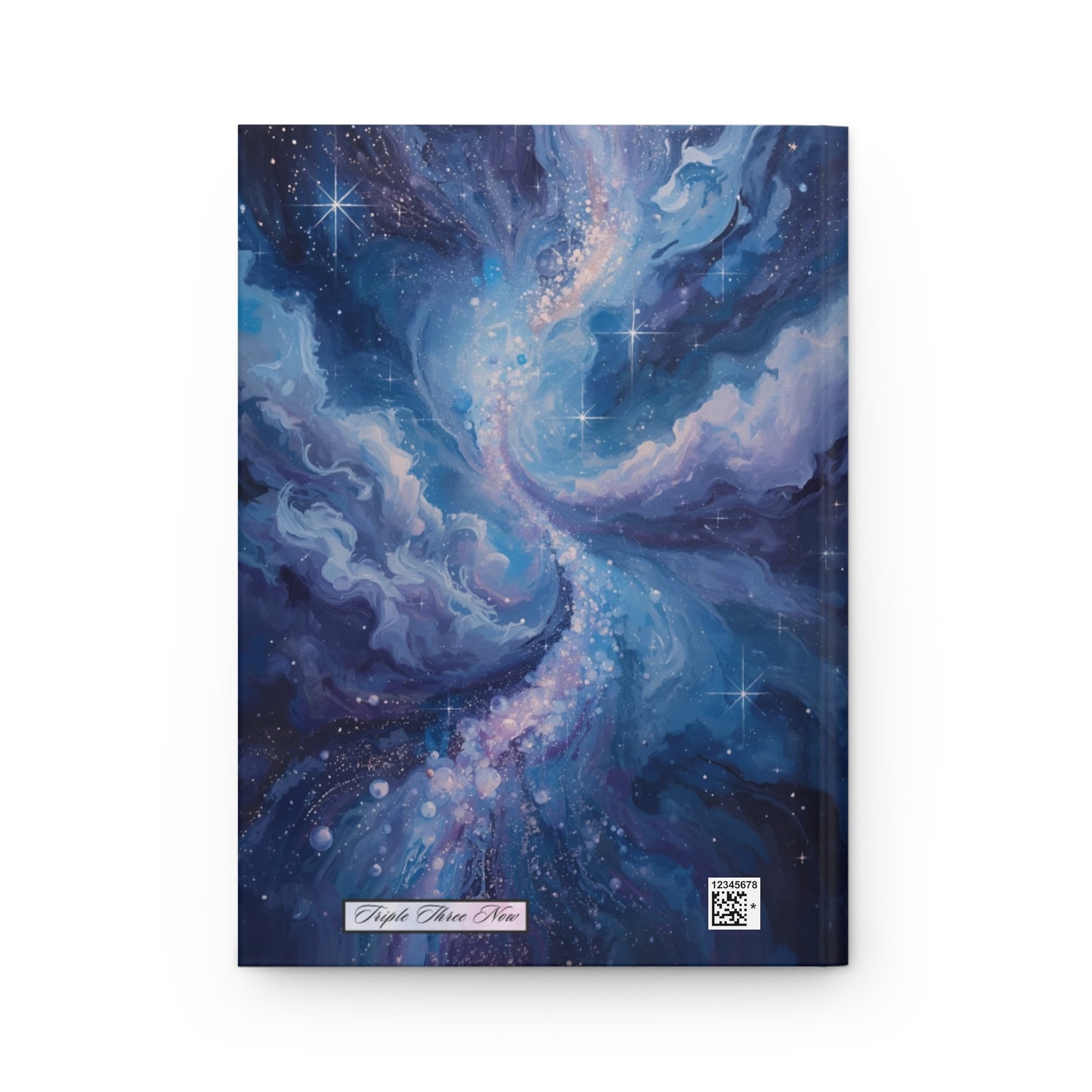 Blue Galaxy Swirl Notebook | Hardcover