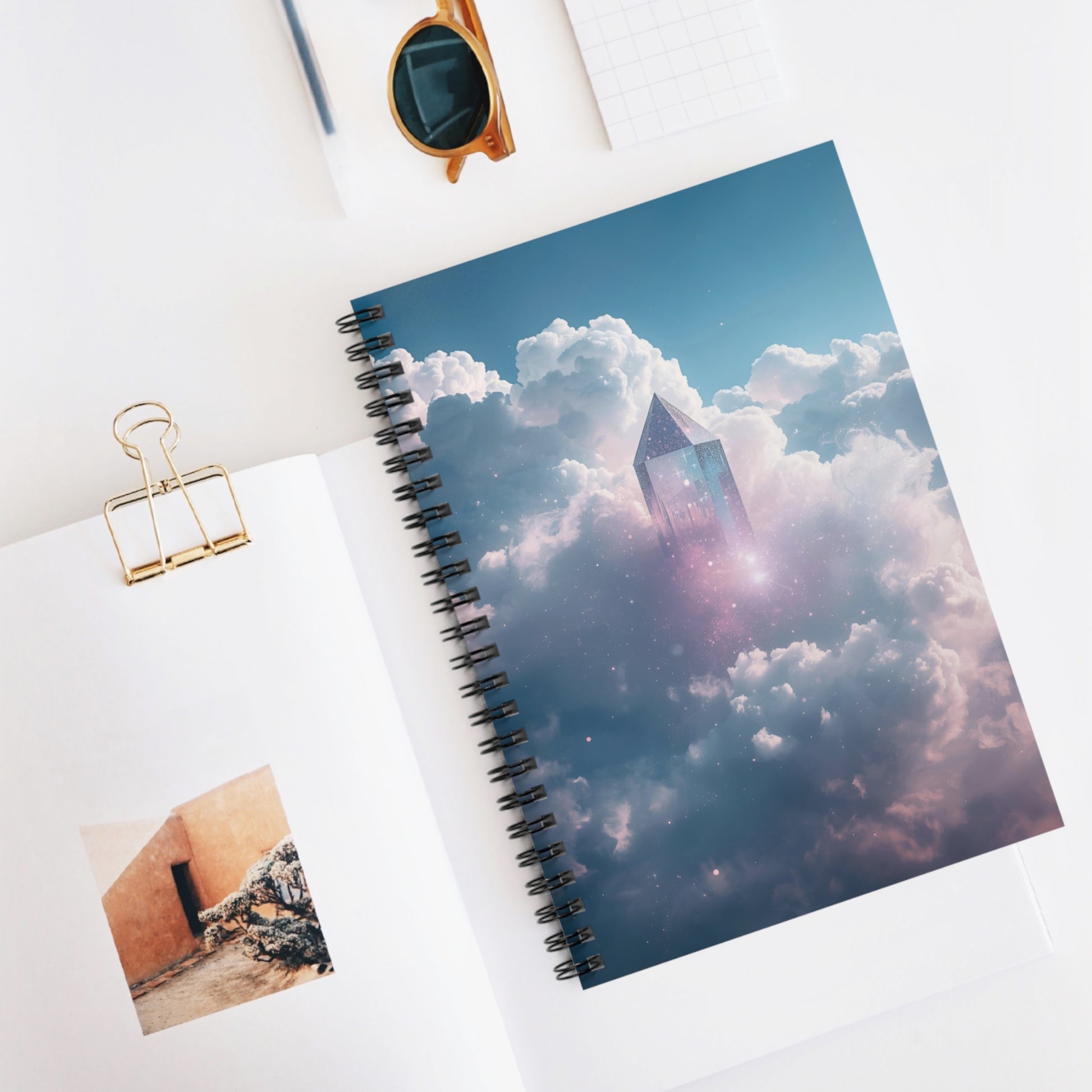 Crystal Cloud Fantasy Spiral Notebook