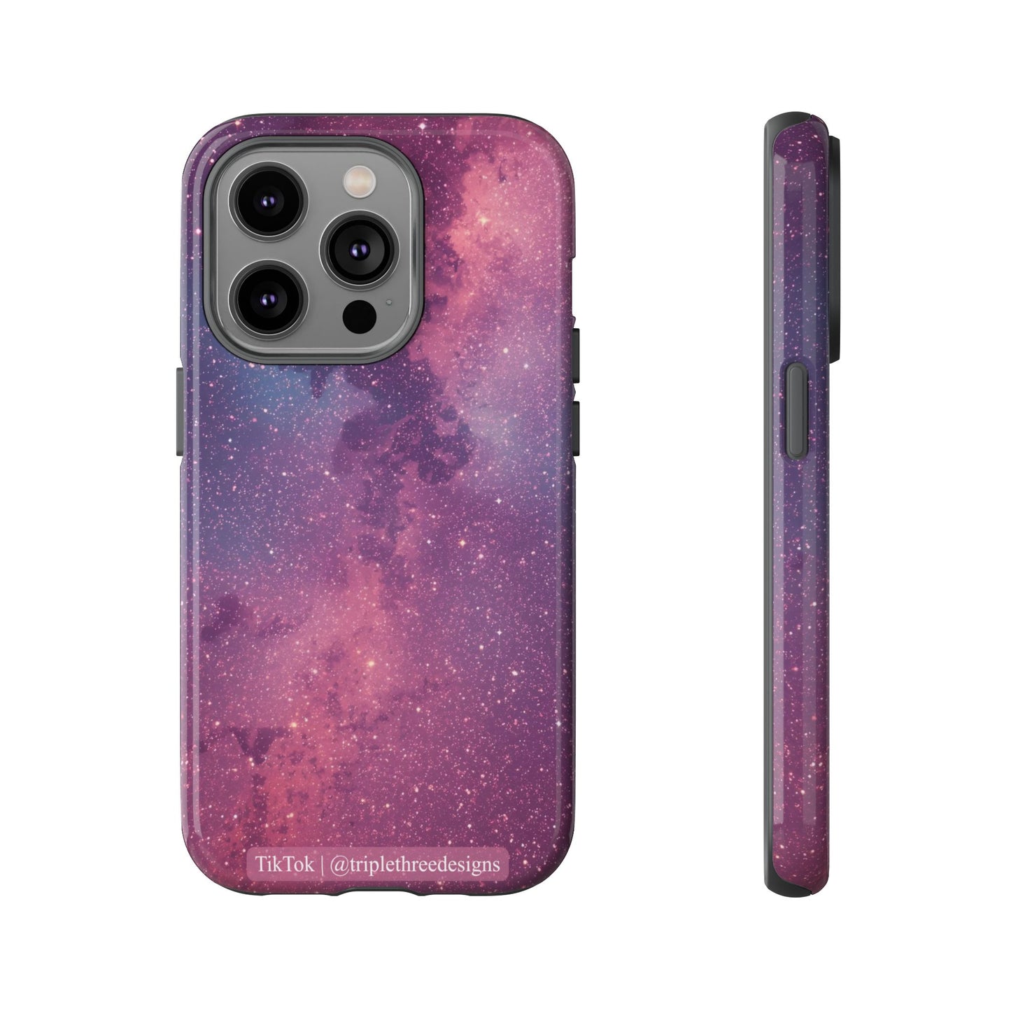 Pink Galaxy Nebula Phone Case