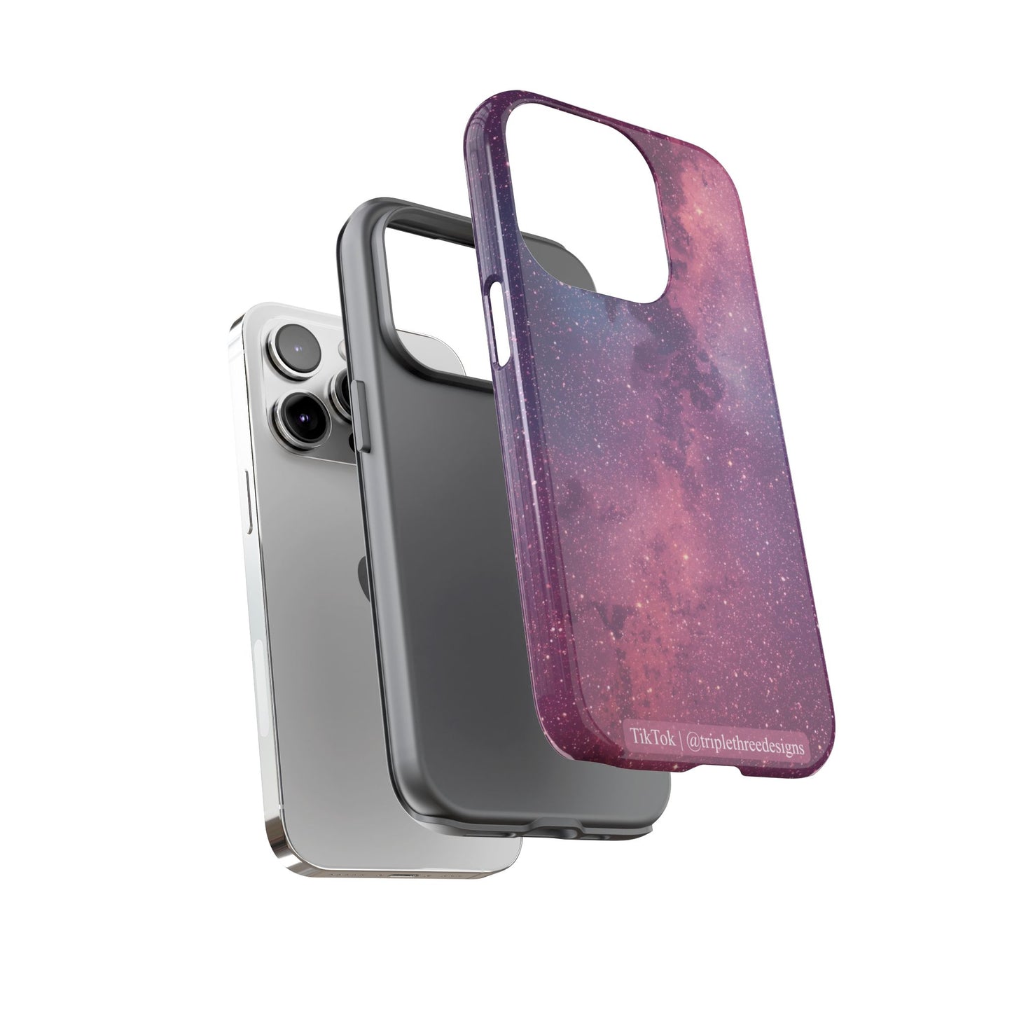 Pink Galaxy Nebula Phone Case
